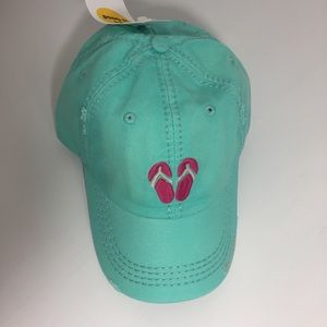 Life Is Good baseball cap w/ flip flops NWT